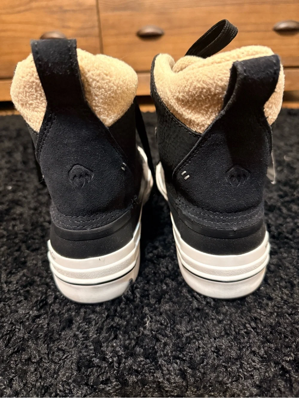 NWT Wolverine Torrent Black and White Lace-Up Waterproof insulated Winter Boots